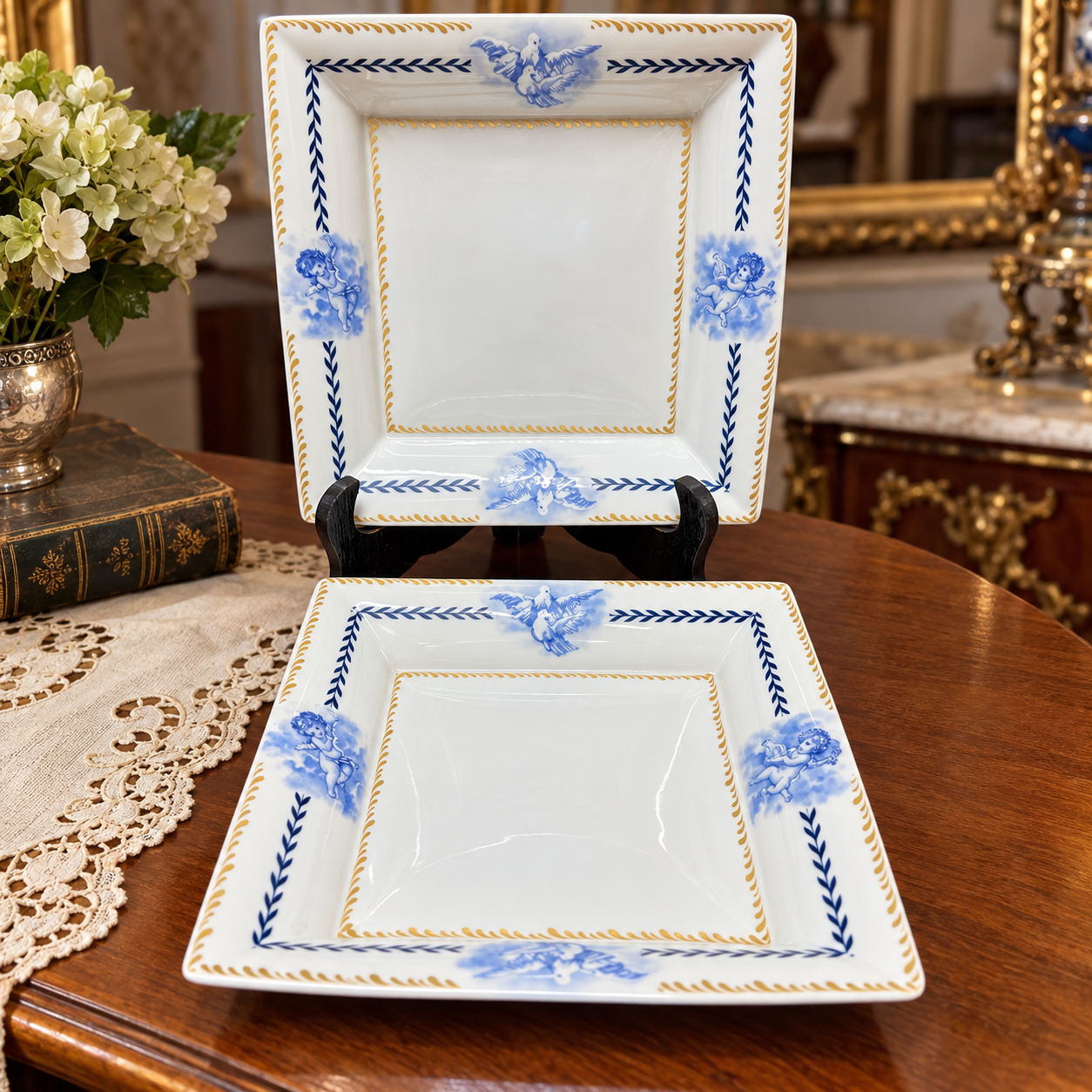 Platouri portelan Bavaria -decor amorasi