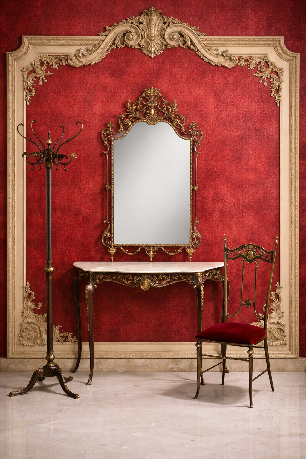 Set de hol deosebit din bronz-stil clasic luxuriant