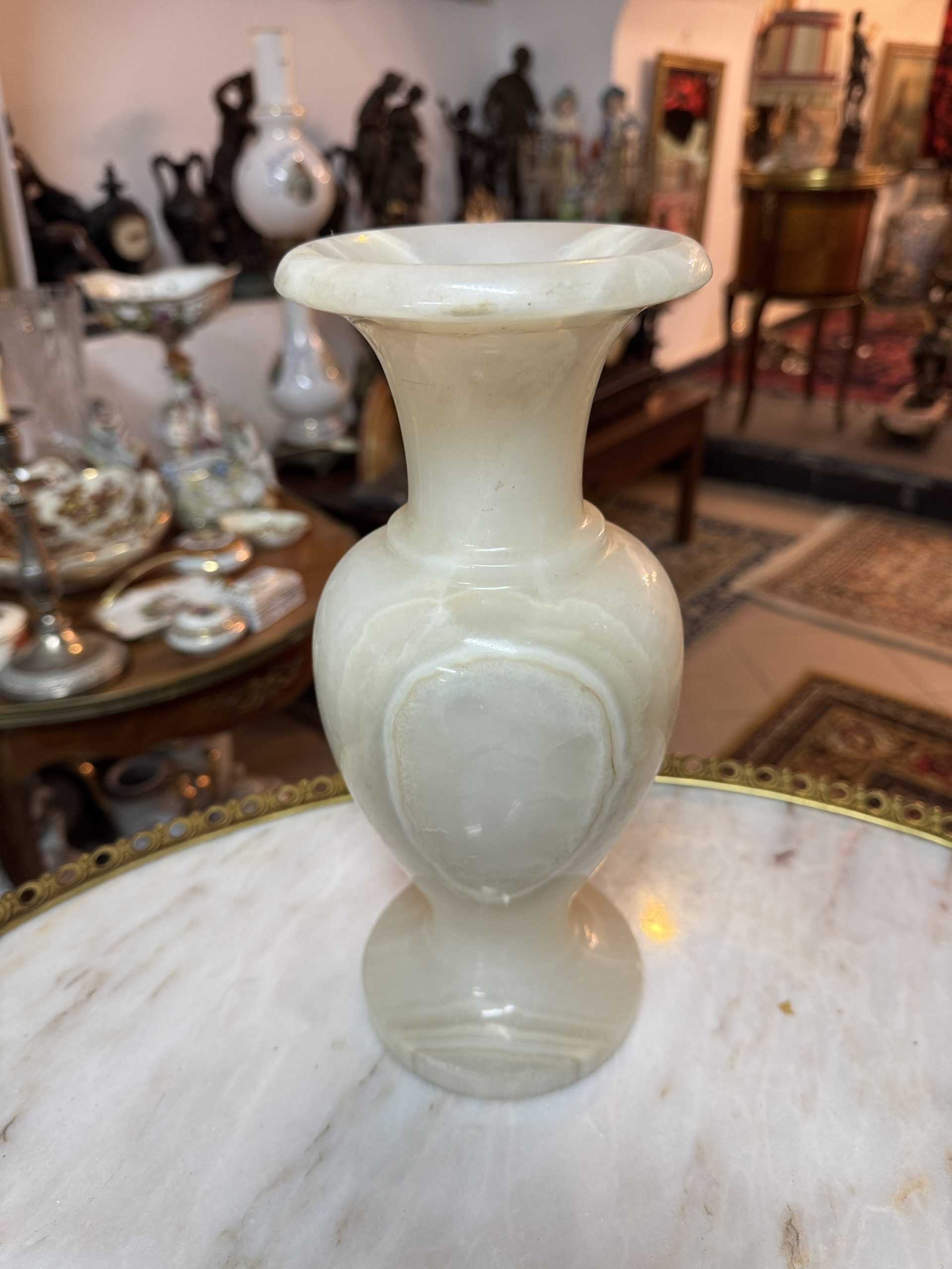 Vază onix/alabastru