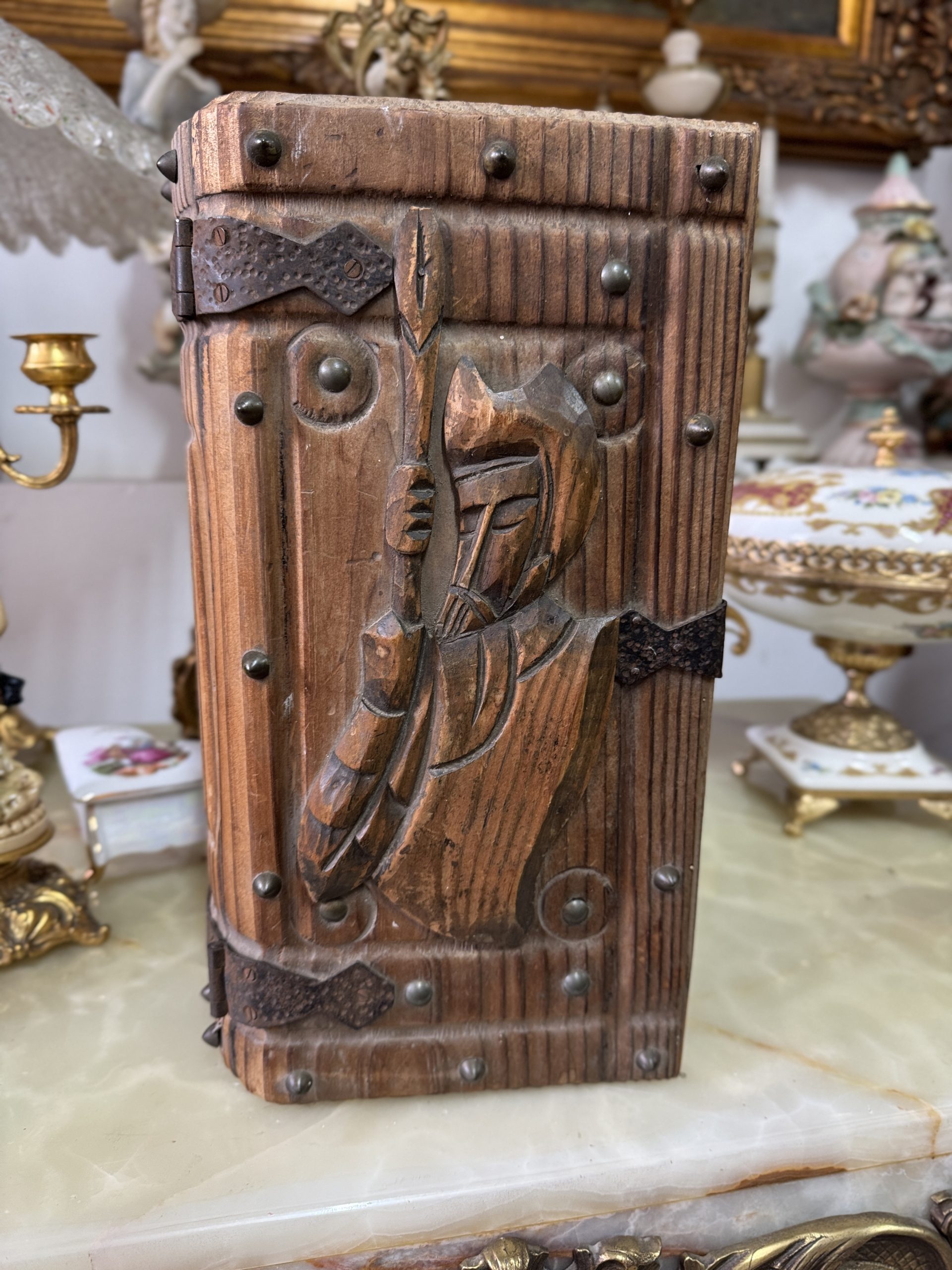 Cufăr casetă din lemn