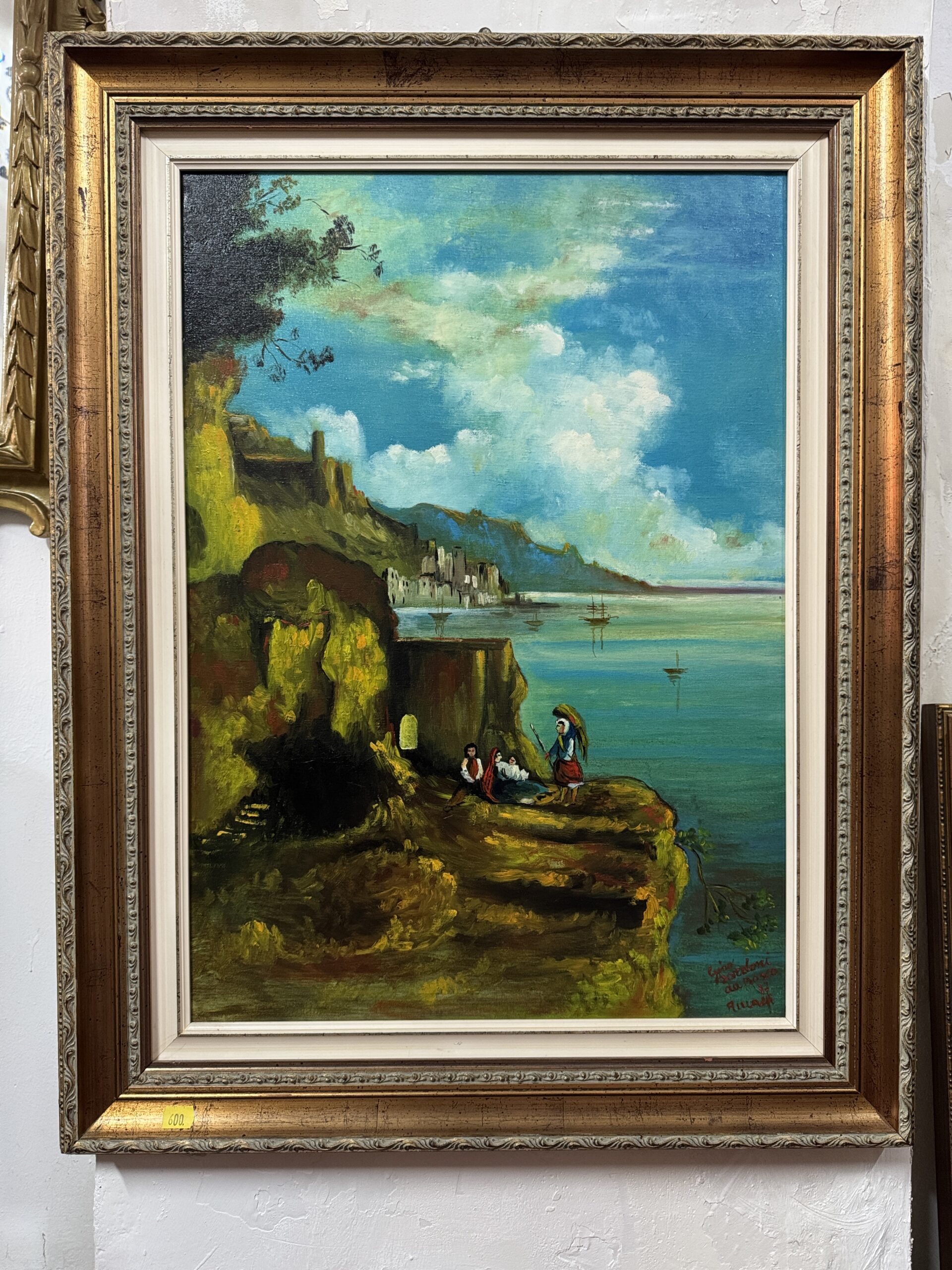 Tablou pictura Farmec mediteranean – odihnă pe malul mării”