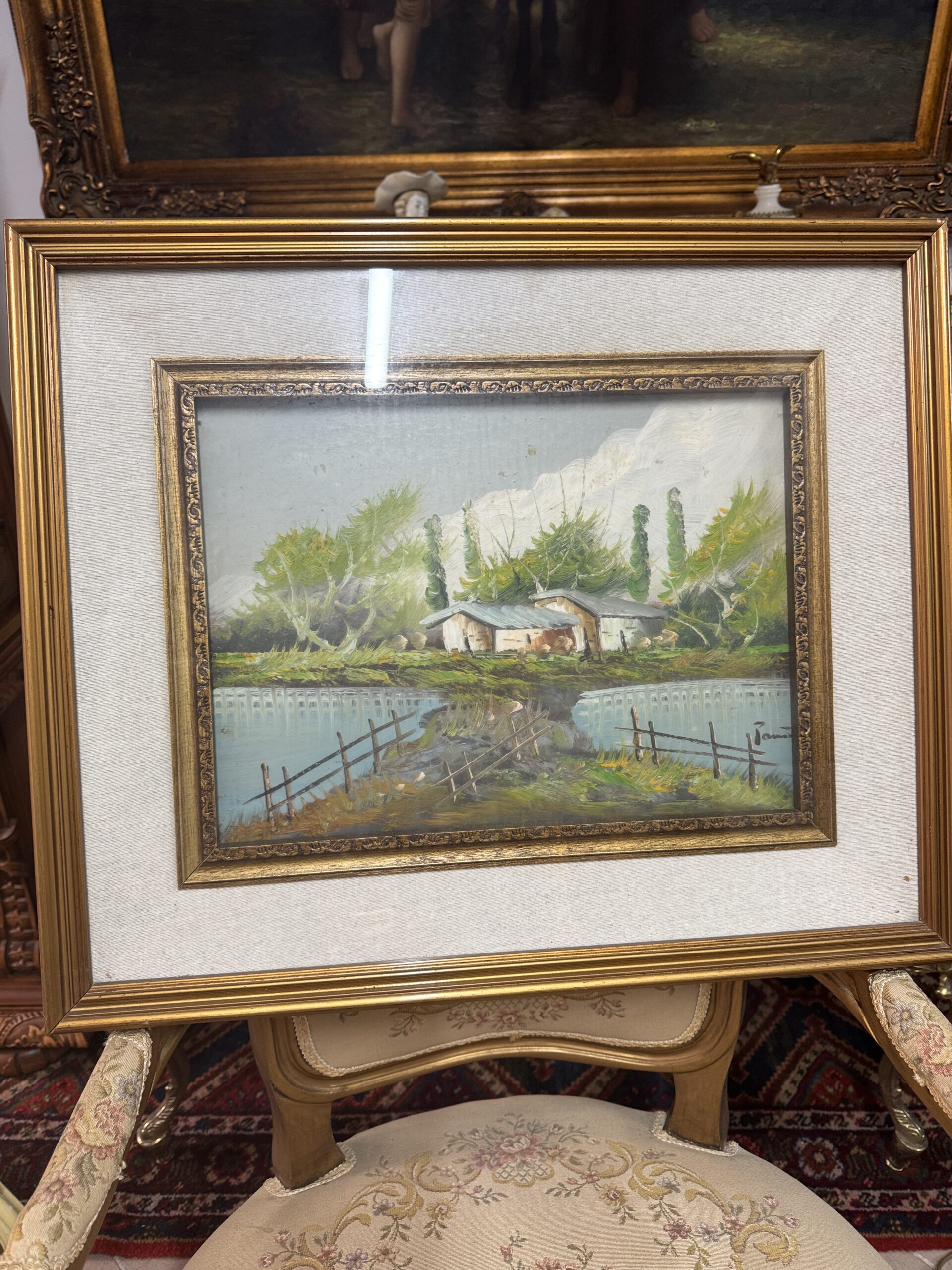 Pictura-peisaj rustic - imagine 4
