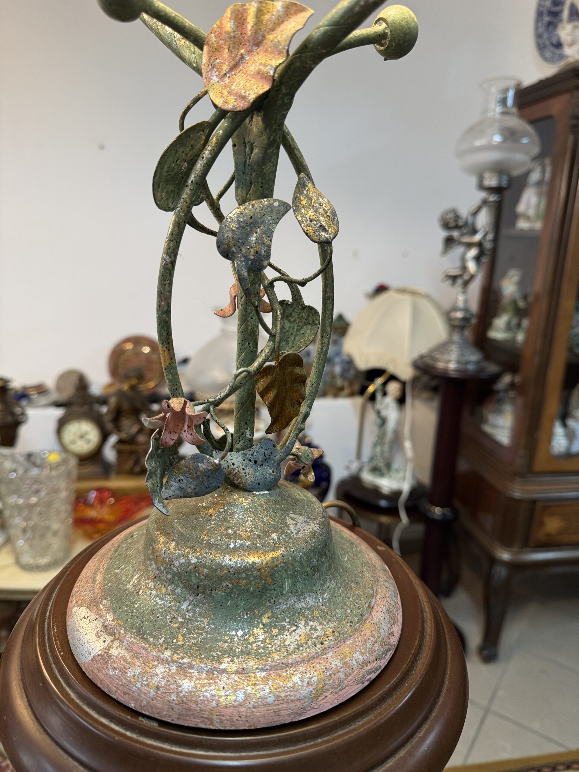 Veioză lampă elegantă vintage cu motive florale (copie) - imagine 4