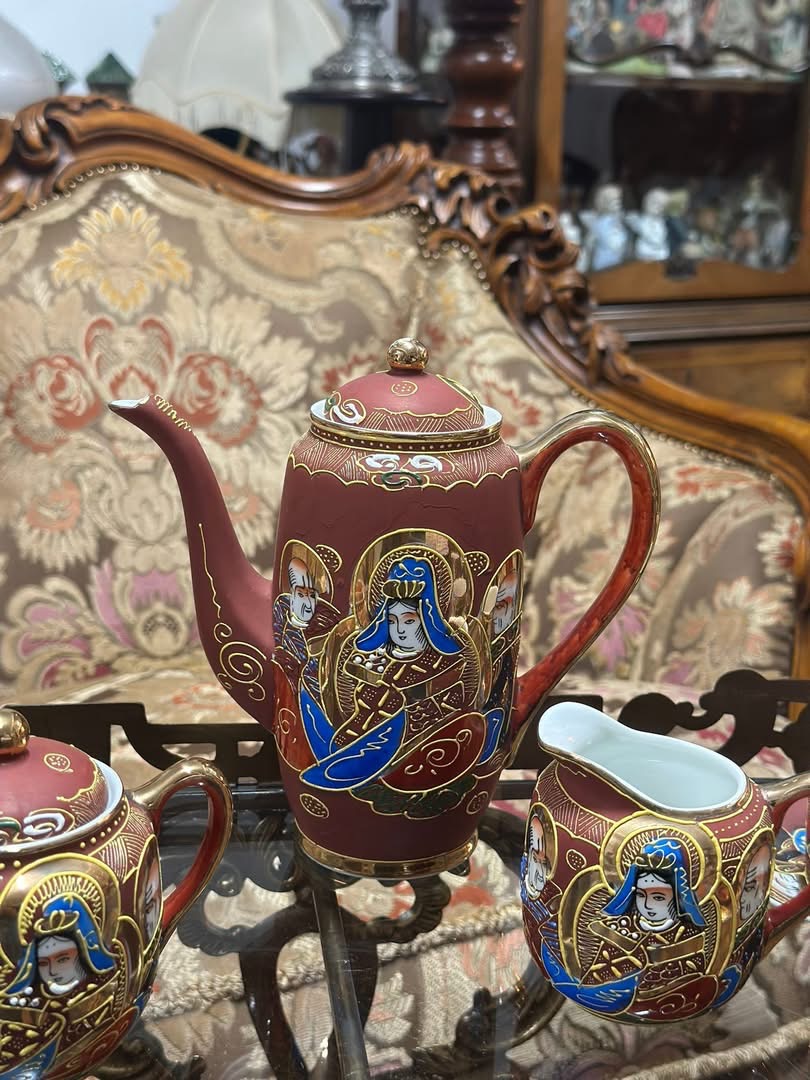 Set cafea porțelan Satsuma 12 persoane - imagine 7