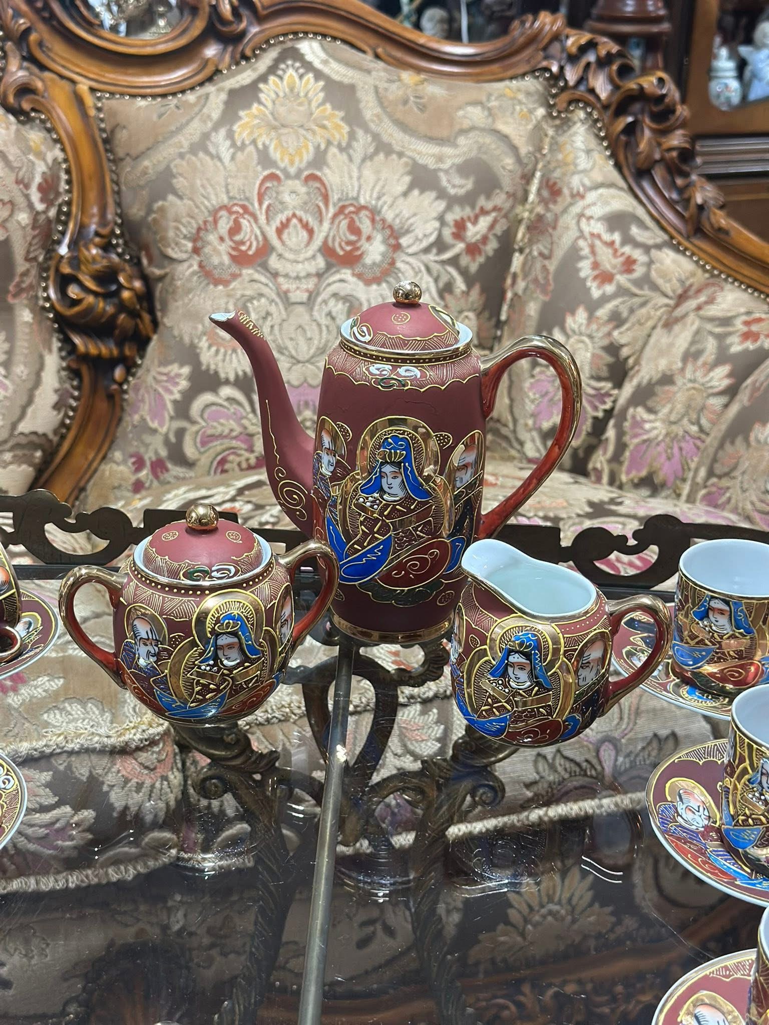 Set cafea porțelan Satsuma 12 persoane - imagine 4