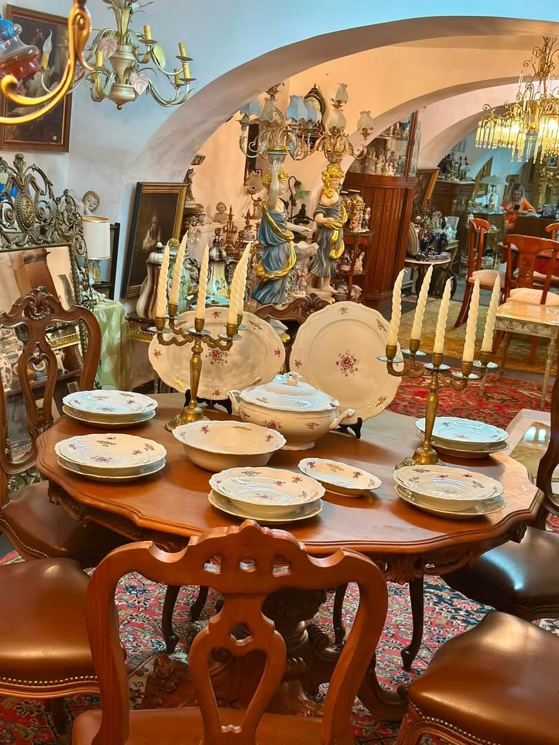 Set de masă porțelan complet 6 persoane