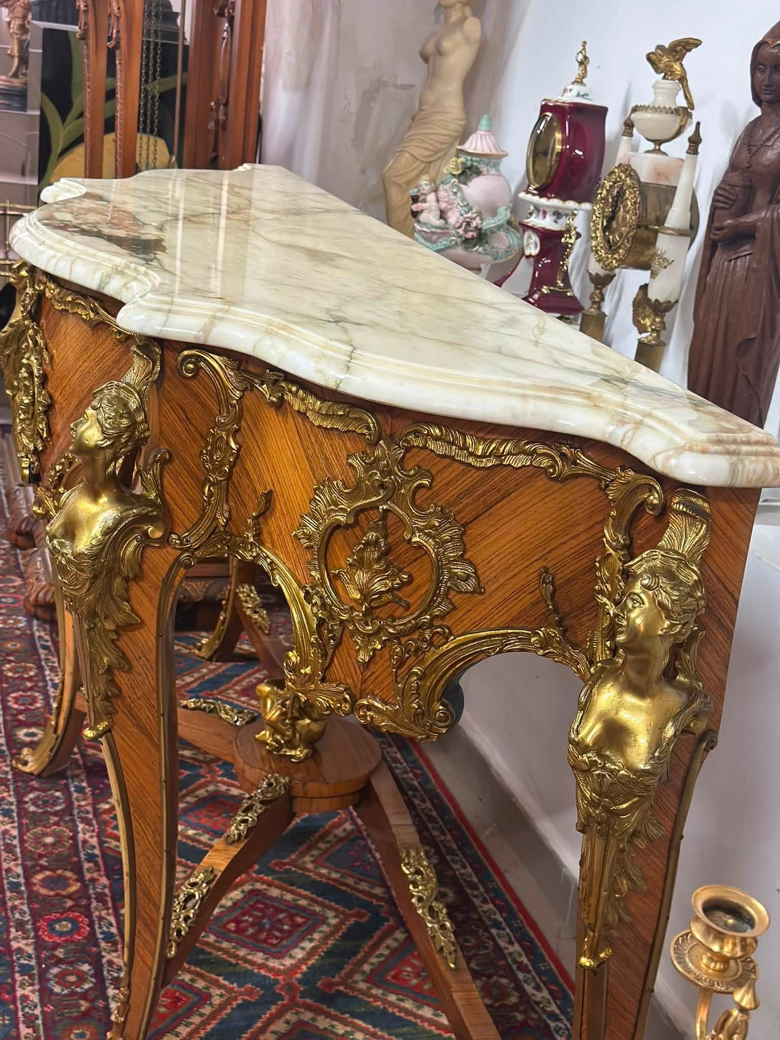 Grandioasă consolă în stil Louis XV - imagine 6