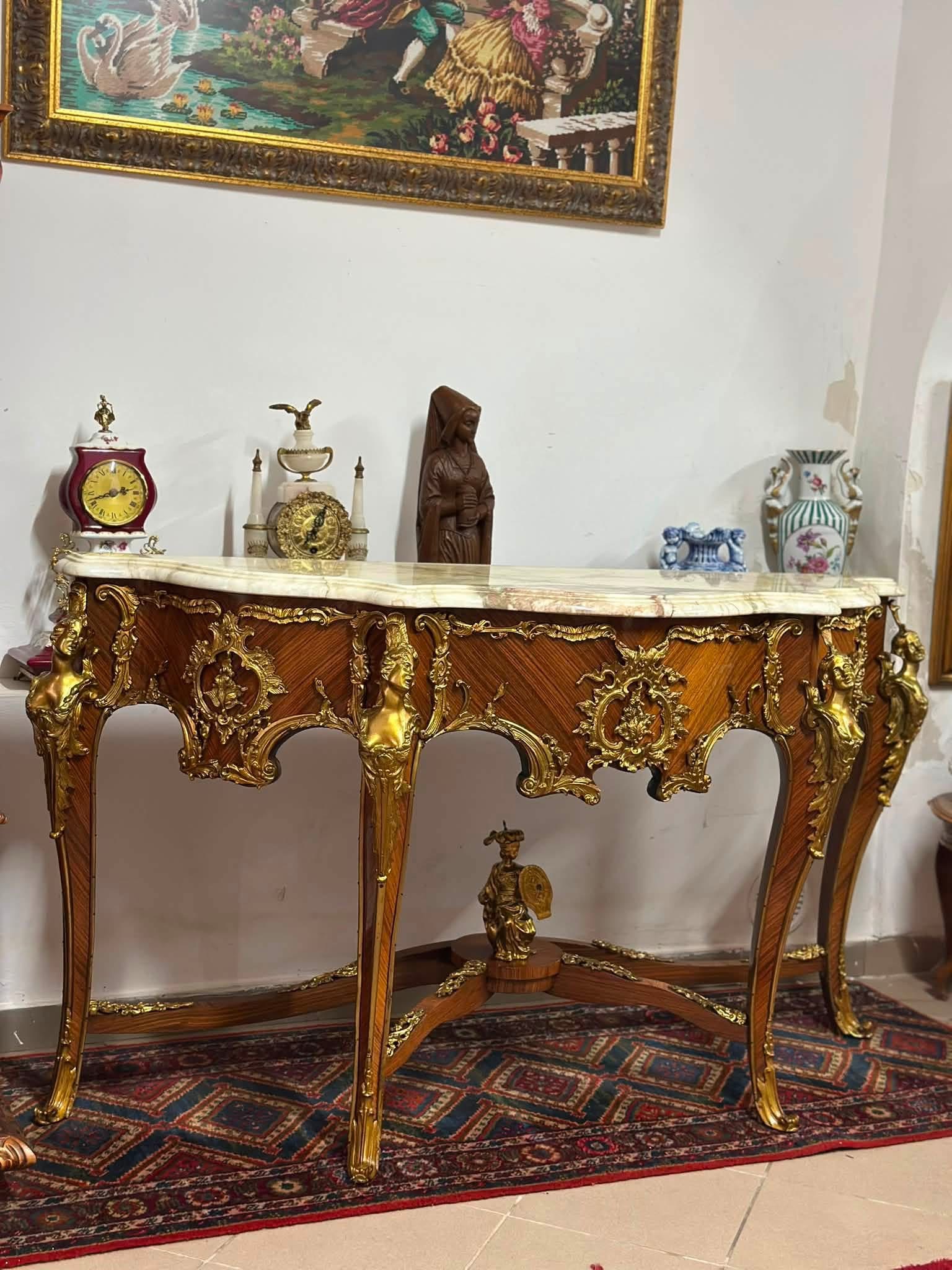 Grandioasă consolă în stil Louis XV - imagine 7