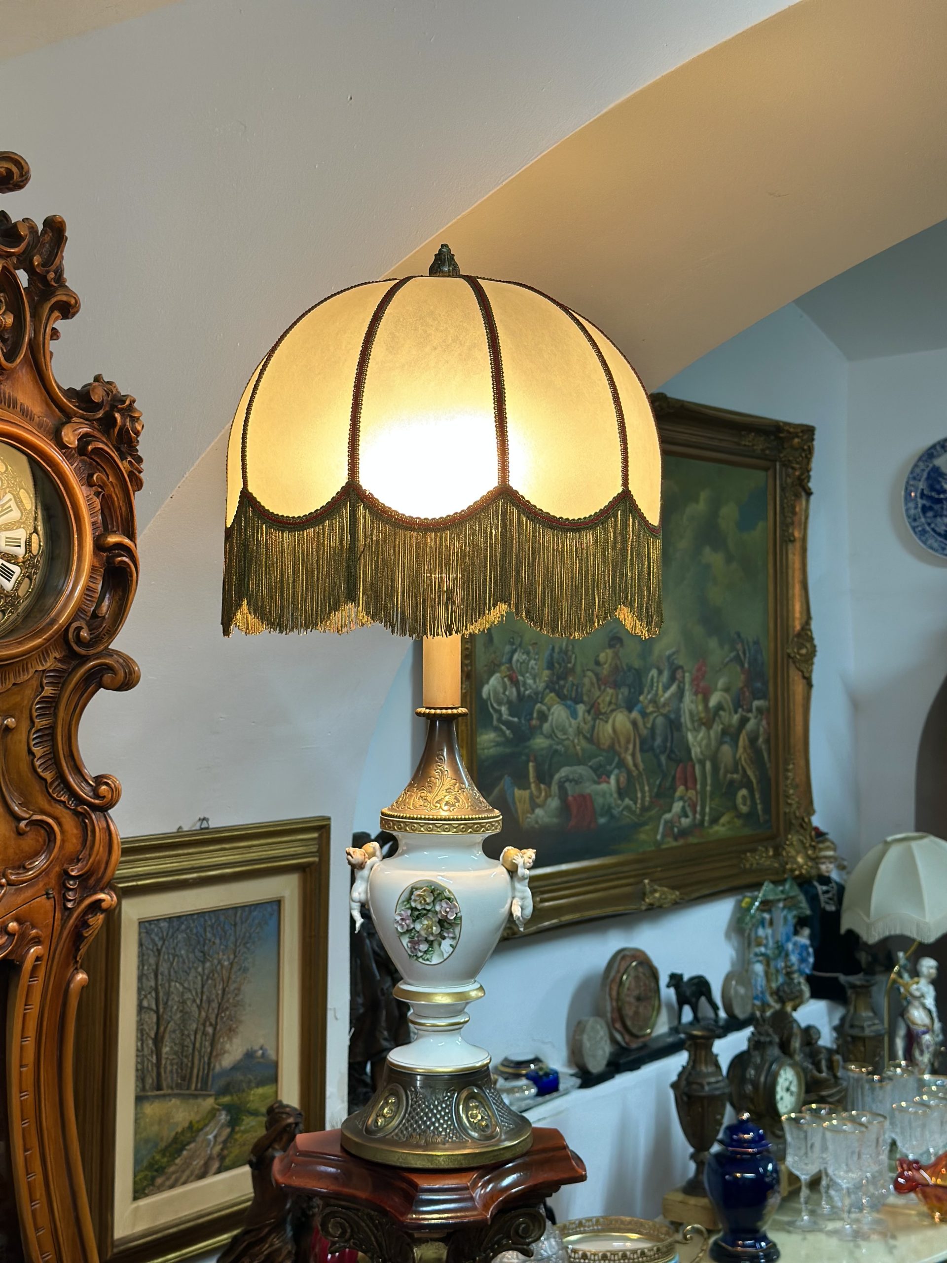 Lampadar deosebit Capodimonte-dubla iluminare